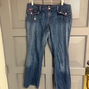 D&G Dolce & Gabbana Lite Distresses Straight Leg Pockets Front No Back Preloved